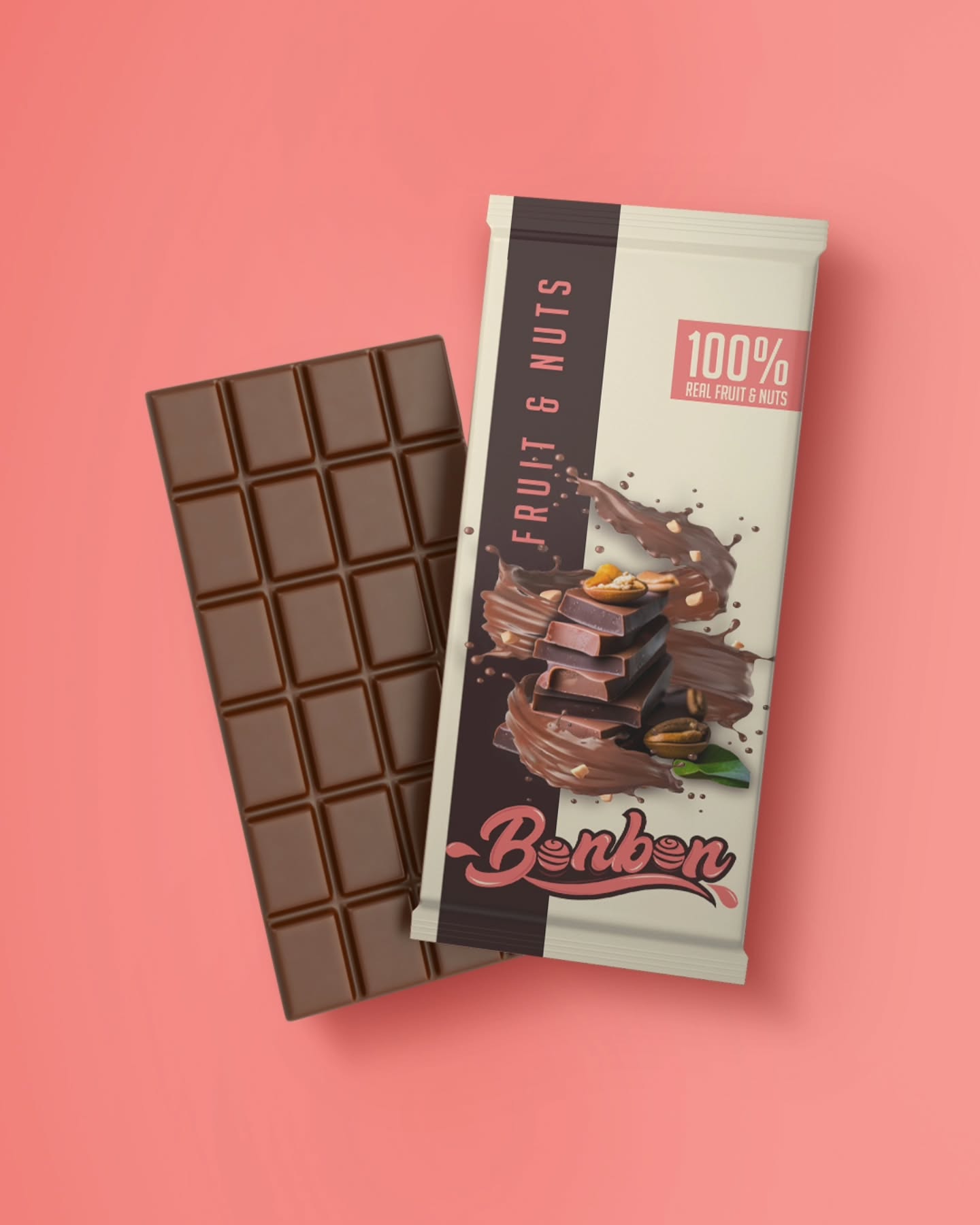 Indulgence begins at first glance. ✨ This packaging design is a feast for the eyes. How you ask? 
✅️Use of Sensory Cues; Swirls of chocolate, cascading caramel and goodness of coconut gives an experience waiting to be unwrapped. 
✅️The handwritten-style logo adds a warm, artisanal feel, making the brand more approachable and guiding customers attention instantly. 
✅️The pouches and bars use a clean, minimalistic layout while still looking luxurious, reinforcing the idea of a high-quality treat. 
✅️The combination of soft pink and deep brown creates a visually appealing contrast. The pink adds a playful, nostalgic touch, while the brown reinforces the richness of chocolate. 
Each of these elements works together to create packaging that is both aesthetically pleasing and functionally effective, making BonBon a standout choice in the chocolate aisle.
Which one’s calling your name?
_
#chocolatebrand #branding #chocolate #graphicdesignagencyindia #packaging
#brandingagencyindia #graphicdesignerindia 
#designagencyindia #brandingagencymumbai #graphicdesignagencymumbai #graphicdesignermumbai  #designagencymumbai #brandingagency